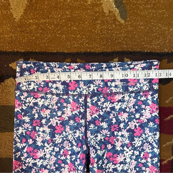 Eddie Bauer Blue and‎ Pink Floral Leggings - Picture 6 of 6
